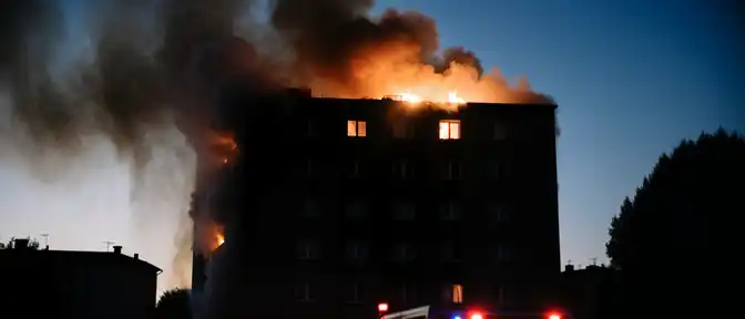 Трагедия в Железнодорожном районе: пожар в самарской многоэтажке унес жизнь человека