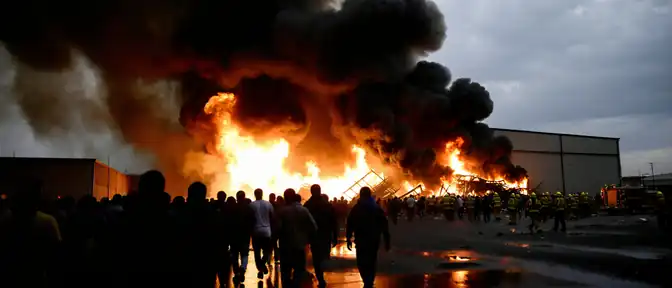 Огненная ловушка во Владимире: сотни людей спасались из горящего склада